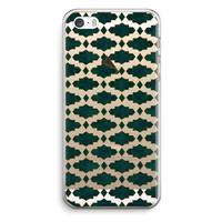 CaseCompany Moroccan tiles: iPhone 5 / 5S / SE Transparant Hoesje