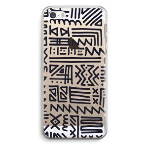 CaseCompany Marrakech print: iPhone 5 / 5S / SE Transparant Hoesje