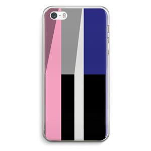 CaseCompany Gestalte 4: iPhone 5 / 5S / SE Transparant Hoesje
