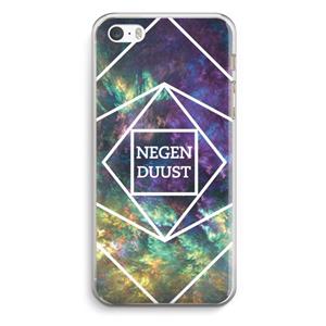 CaseCompany Negenduust ruimte: iPhone 5 / 5S / SE Transparant Hoesje