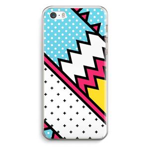 CaseCompany Pop Art #2: iPhone 5 / 5S / SE Transparant Hoesje