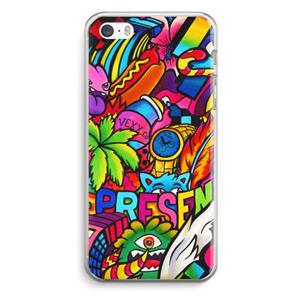 CaseCompany Represent: iPhone 5 / 5S / SE Transparant Hoesje