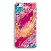 CaseCompany Pastel Echoes: iPhone 5 / 5S / SE Transparant Hoesje