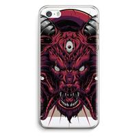 CaseCompany Hell Hound and Serpents: iPhone 5 / 5S / SE Transparant Hoesje