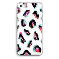CaseCompany Cheetah color: iPhone 5 / 5S / SE Transparant Hoesje