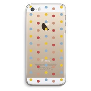 CaseCompany Bollen: iPhone 5 / 5S / SE Transparant Hoesje