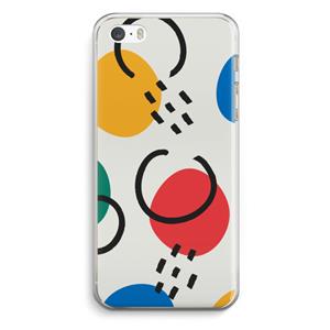 CaseCompany Illustratieve pop 3: iPhone 5 / 5S / SE Transparant Hoesje