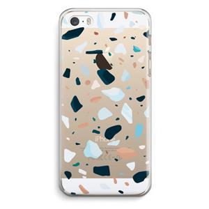 CaseCompany Terrazzo N°13: iPhone 5 / 5S / SE Transparant Hoesje