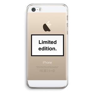 CaseCompany Limited edition: iPhone 5 / 5S / SE Transparant Hoesje