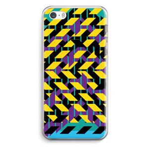 CaseCompany Skew Bee 3: iPhone 5 / 5S / SE Transparant Hoesje