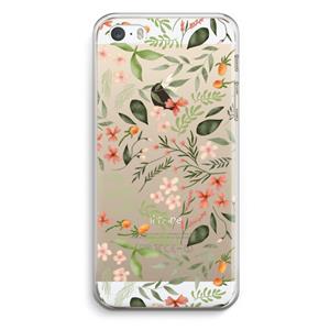 CaseCompany Sweet little flowers: iPhone 5 / 5S / SE Transparant Hoesje