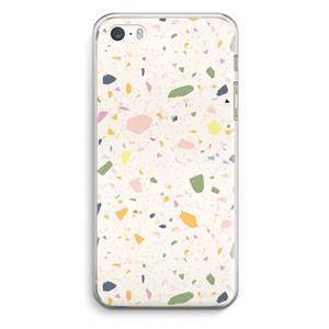 CaseCompany Terrazzo N°21: iPhone 5 / 5S / SE Transparant Hoesje