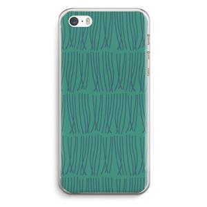 CaseCompany Swirls: iPhone 5 / 5S / SE Transparant Hoesje