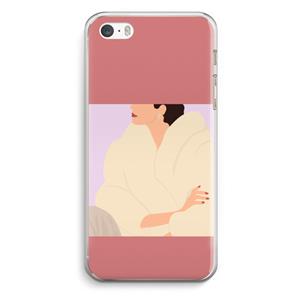 CaseCompany Cosy: iPhone 5 / 5S / SE Transparant Hoesje