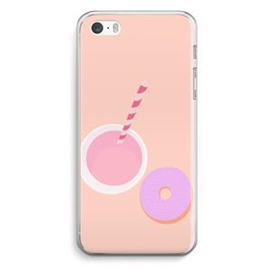 CaseCompany Donut: iPhone 5 / 5S / SE Transparant Hoesje