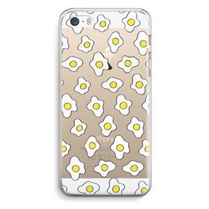 CaseCompany Spiegeleitjes: iPhone 5 / 5S / SE Transparant Hoesje