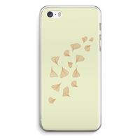CaseCompany Falling Leaves: iPhone 5 / 5S / SE Transparant Hoesje