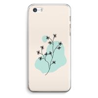 CaseCompany Love your petals: iPhone 5 / 5S / SE Transparant Hoesje