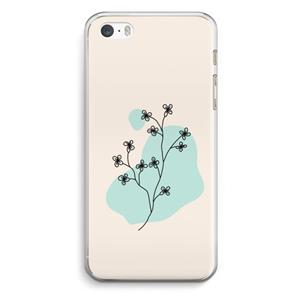 CaseCompany Love your petals: iPhone 5 / 5S / SE Transparant Hoesje