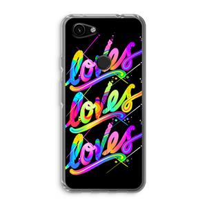 CaseCompany Loves: Google Pixel 3a Transparant Hoesje