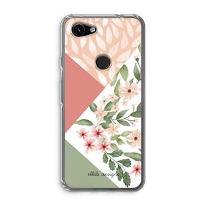 CaseCompany Sweet heaven geometrics: Google Pixel 3a Transparant Hoesje
