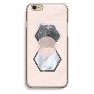 CaseCompany Creatieve toets: iPhone 6 / 6S Transparant Hoesje
