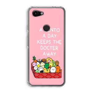 CaseCompany Bento a day: Google Pixel 3a Transparant Hoesje