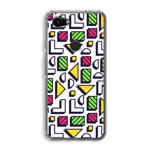 CaseCompany 8-bit N°4: Google Pixel 3a Transparant Hoesje