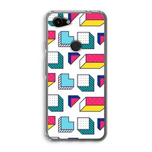 CaseCompany 8-bit N°7: Google Pixel 3a Transparant Hoesje