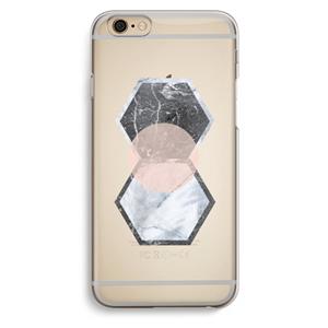 CaseCompany Creatieve toets: iPhone 6 / 6S Transparant Hoesje