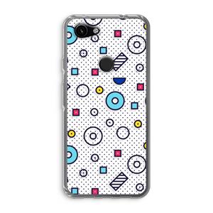 CaseCompany 8-bit N°9: Google Pixel 3a Transparant Hoesje