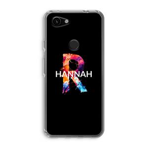 CaseCompany Abstract Spectrum: Google Pixel 3a Transparant Hoesje