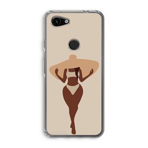 CaseCompany Let's get salty: Google Pixel 3a Transparant Hoesje