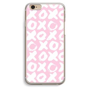 CaseCompany XOXO: iPhone 6 / 6S Transparant Hoesje