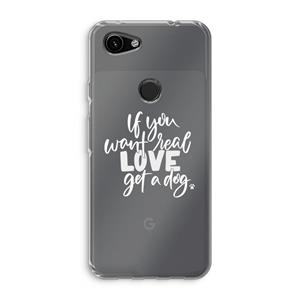 CaseCompany Partner in crime: Google Pixel 3a Transparant Hoesje