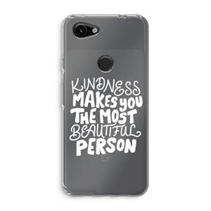 CaseCompany The prettiest: Google Pixel 3a Transparant Hoesje