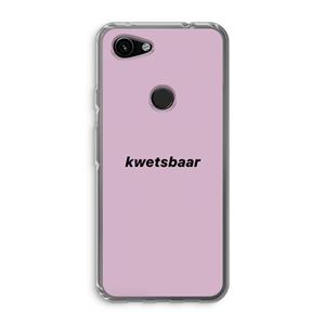 CaseCompany kwetsbaar: Google Pixel 3a Transparant Hoesje