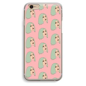 CaseCompany King Kylie: iPhone 6 / 6S Transparant Hoesje