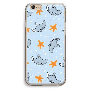 CaseCompany Manta: iPhone 6 / 6S Transparant Hoesje