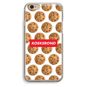 CaseCompany Koekerond: iPhone 6 / 6S Transparant Hoesje