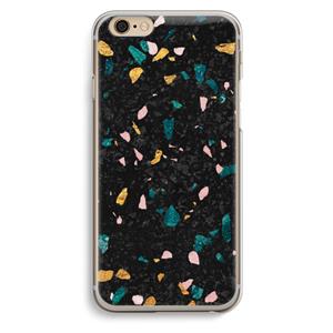 CaseCompany Terrazzo N°10: iPhone 6 / 6S Transparant Hoesje