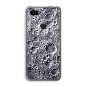 CaseCompany Maanlandschap: Google Pixel 3a Transparant Hoesje
