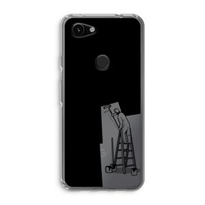 CaseCompany Musketon Painter: Google Pixel 3a Transparant Hoesje