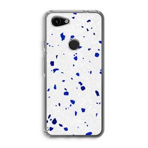 CaseCompany Terrazzo N°5: Google Pixel 3a Transparant Hoesje