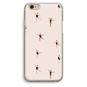 CaseCompany Dancing #1: iPhone 6 / 6S Transparant Hoesje