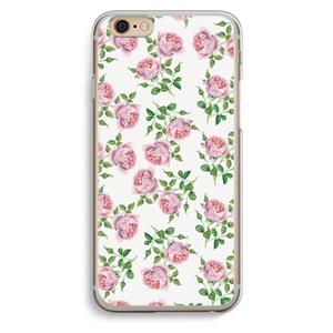 CaseCompany Kleine roosjes: iPhone 6 / 6S Transparant Hoesje