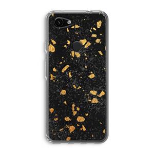 CaseCompany Terrazzo N°7: Google Pixel 3a Transparant Hoesje