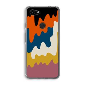 CaseCompany Baar A: Google Pixel 3a Transparant Hoesje