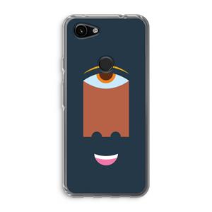 CaseCompany Mono M: Google Pixel 3a Transparant Hoesje