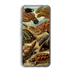 CaseCompany Haeckel Chelonia: Google Pixel 3a Transparant Hoesje